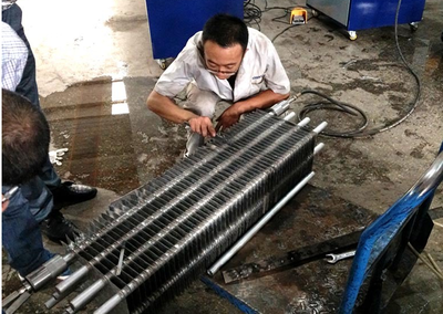 气液涨管机 空调盘管、散热器、换热器制造的高效专用设备